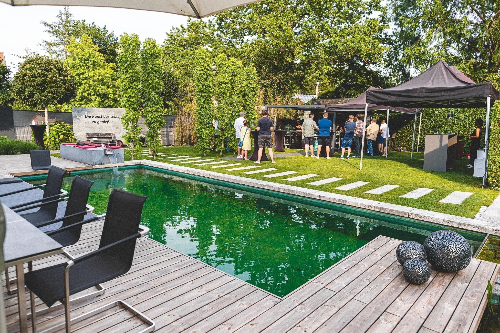 Grillkurs im Showgarten von Seydell in Karlsruhe-Rüppurr